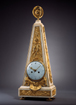 Large Obelisk Mantel Clock. Paris, circa 1780.